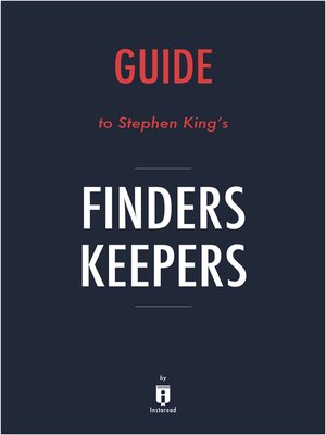 cover image of Finders Keepers by Stephen King / Summary & Analysis